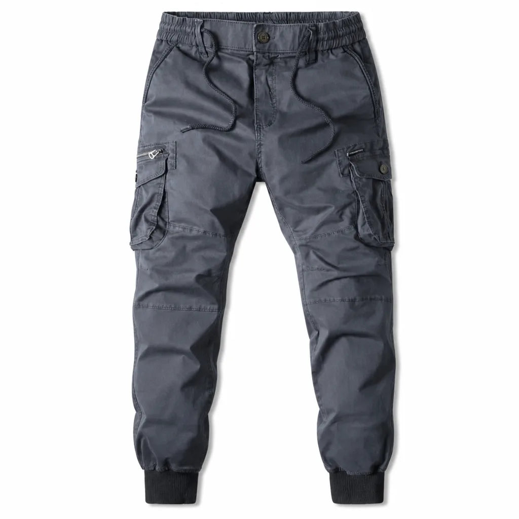 Bennett Tapered Cargo Joggers - Color:Gray;Size:28