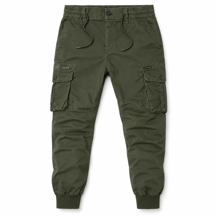 Bennett Tapered Cargo Joggers - Color:Green;Size:28
