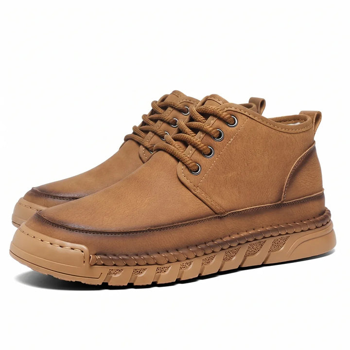 Men's Brown Davidson Miles Leather Sneakers (Copy)