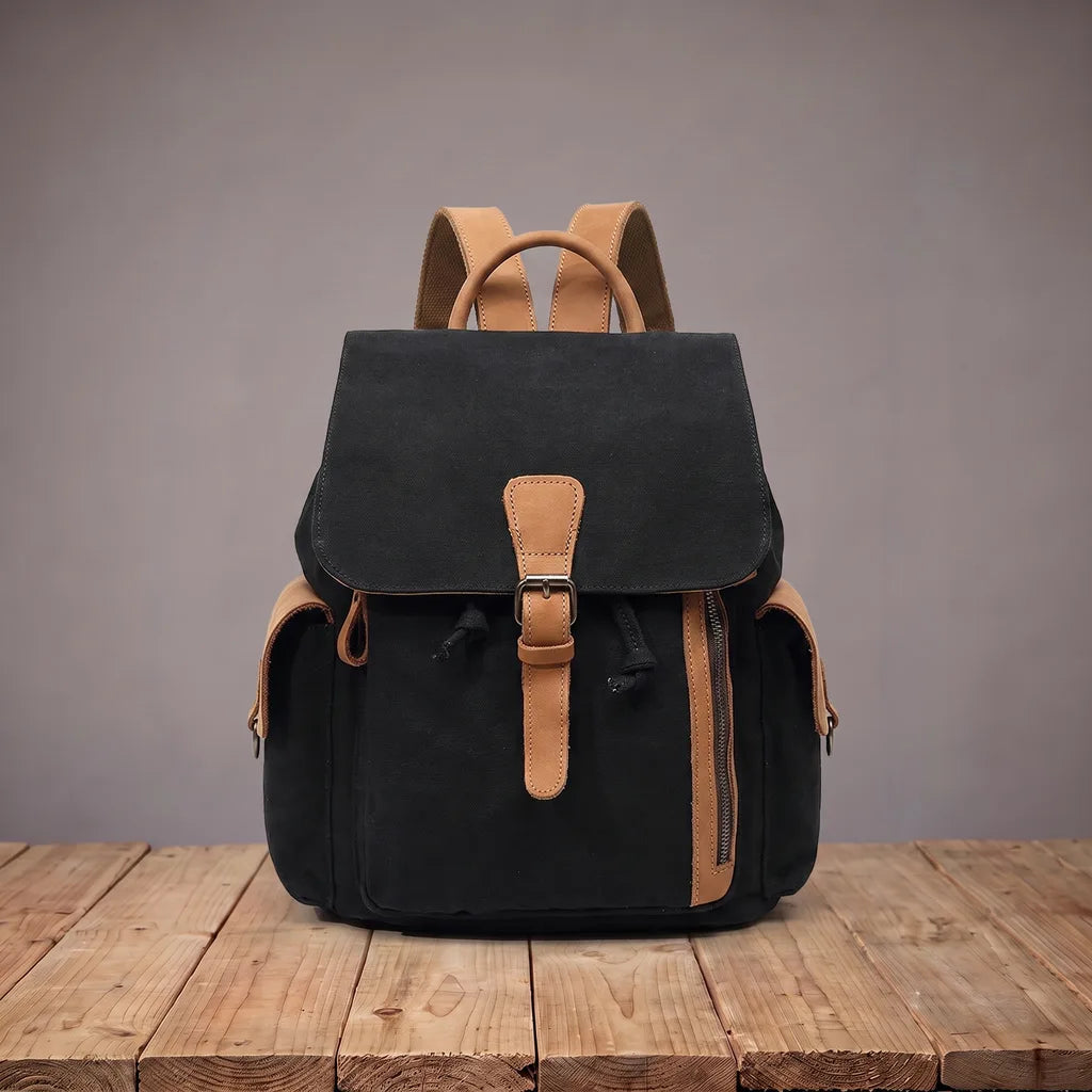 Blythe | Men's Laptop Waterproof Cool Backpack - Color:Black