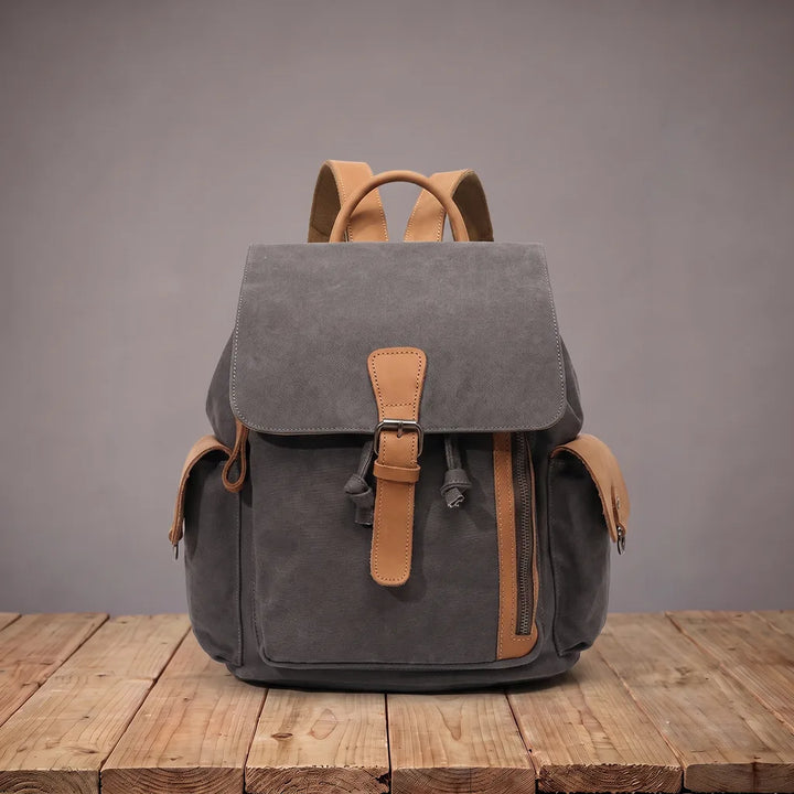 Blythe | Men's Laptop Waterproof Cool Backpack - Color:Gray