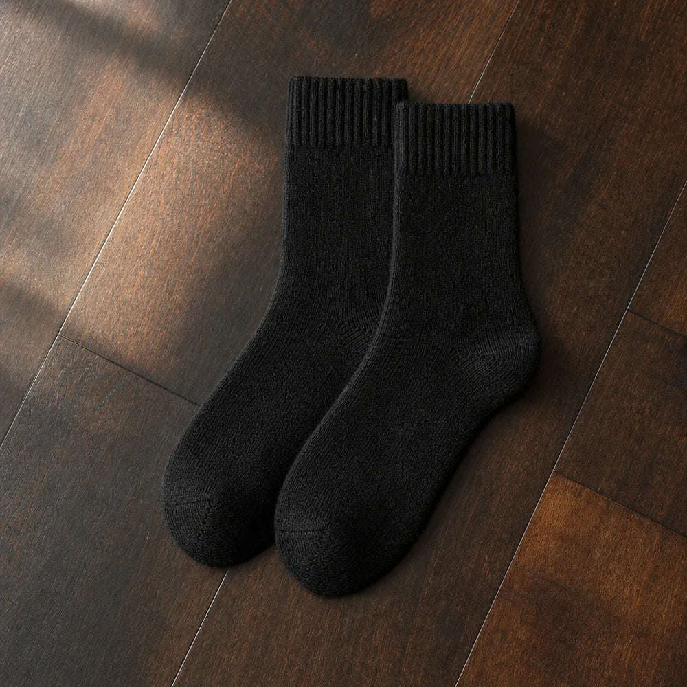 Bramble | Merino wool Socks - Color:Black;Size:One Size