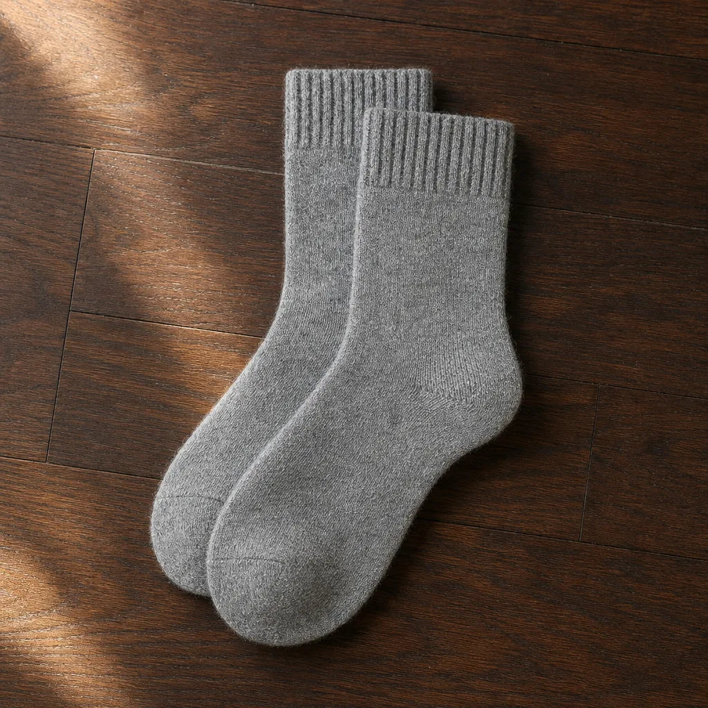 Bramble | Merino wool Socks - Color:Gray;Size:One Size