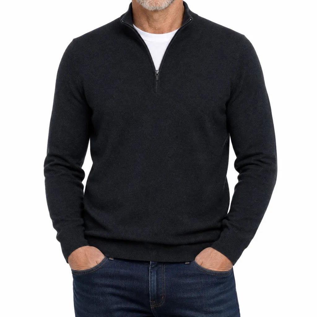 Brantley | Mens Fall V-Neck Sweater - Color:Black;Size:XS