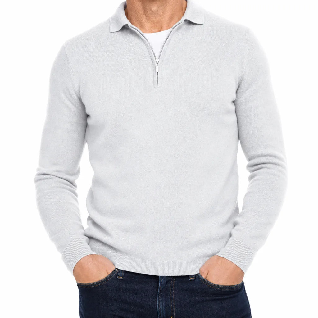 Brantley | Mens Fall V-Neck Sweater - Color:Gray;Size:XS