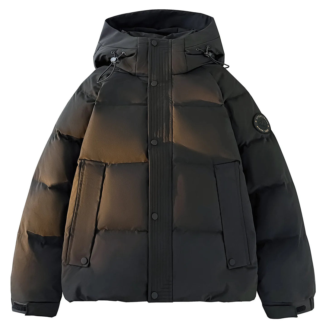 Bronson | Men's Winter Hooded Puffer Jacket - Black