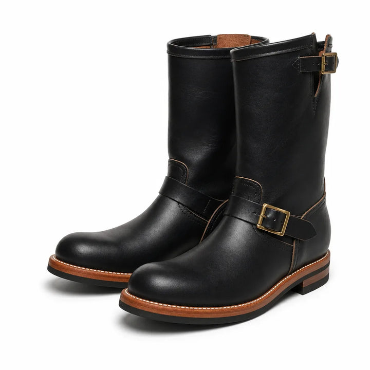 Brooks Mid-Calf Boots - Color:Black;Size:38