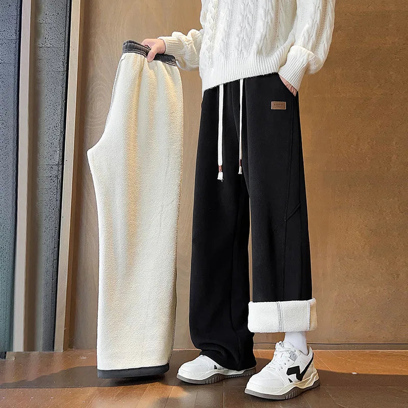 Caleb | Men's Comfort Fleece Sweatpants  - Color:Black;Size:S