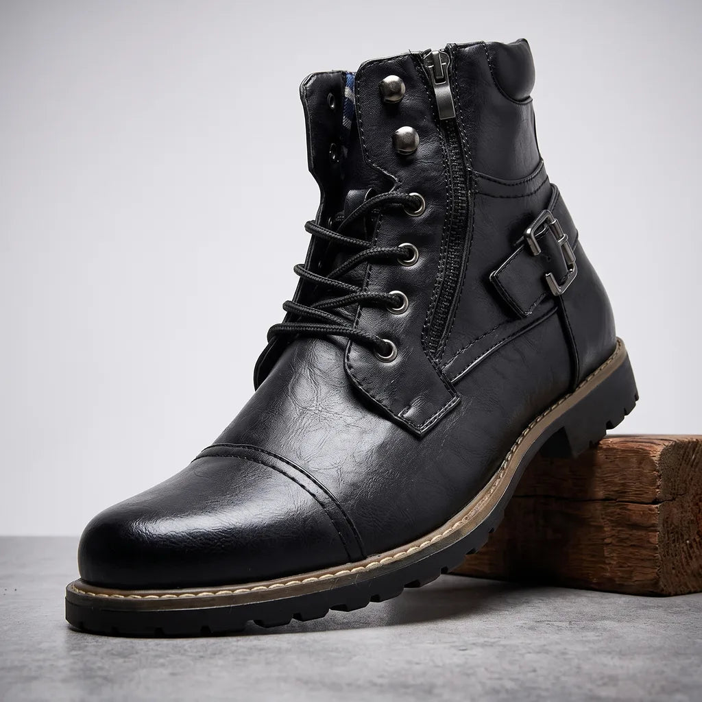 Callum | Mens Fall Work Boots - Color:Black;Size:38