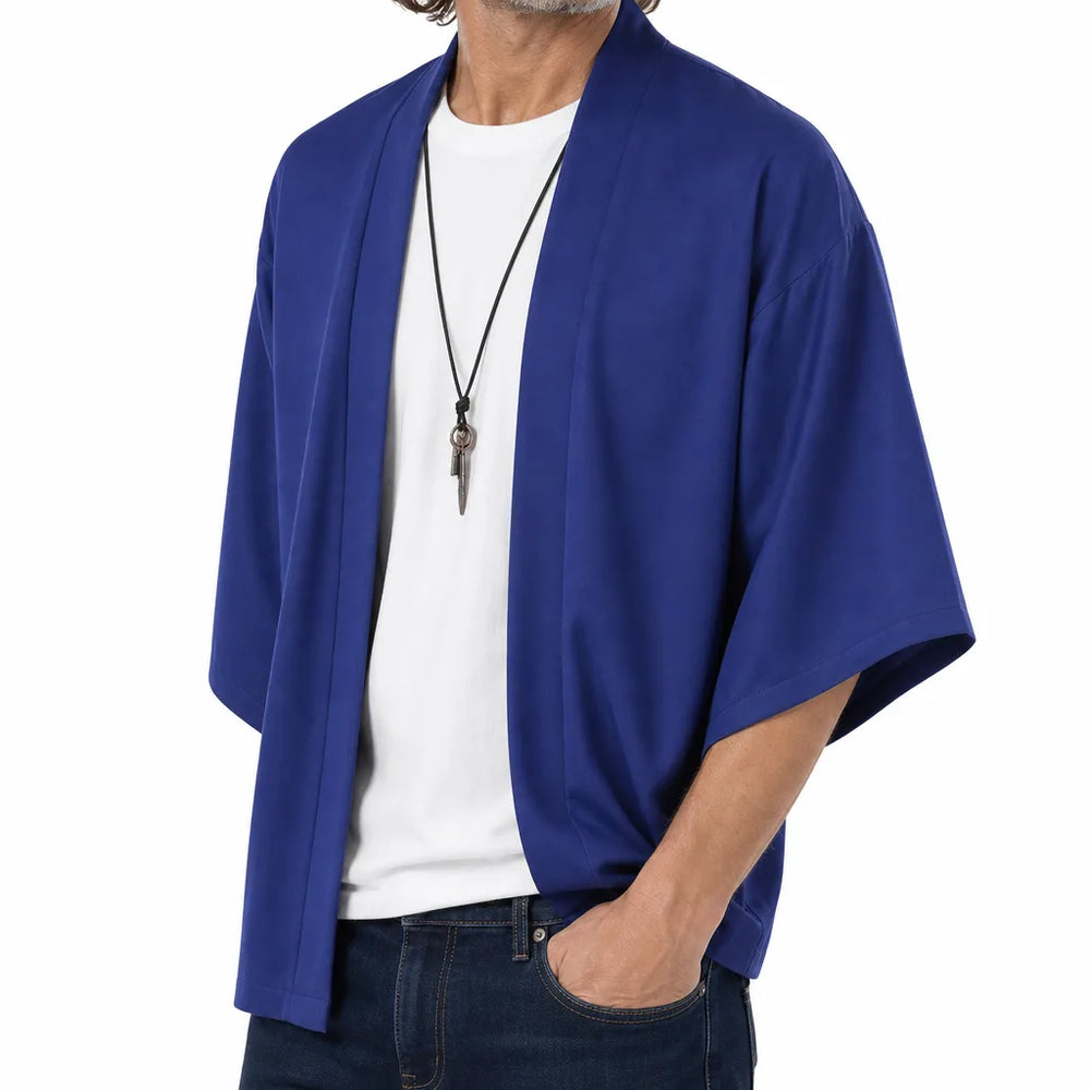 Men's Blue Fenton Lightweight Sun Cardigan