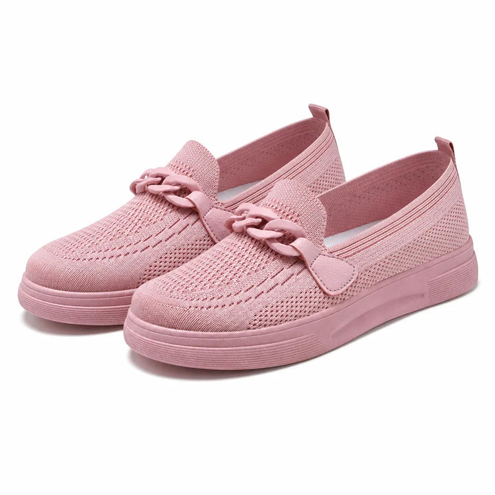Women's Pink Emerson Knit Slip-Ons