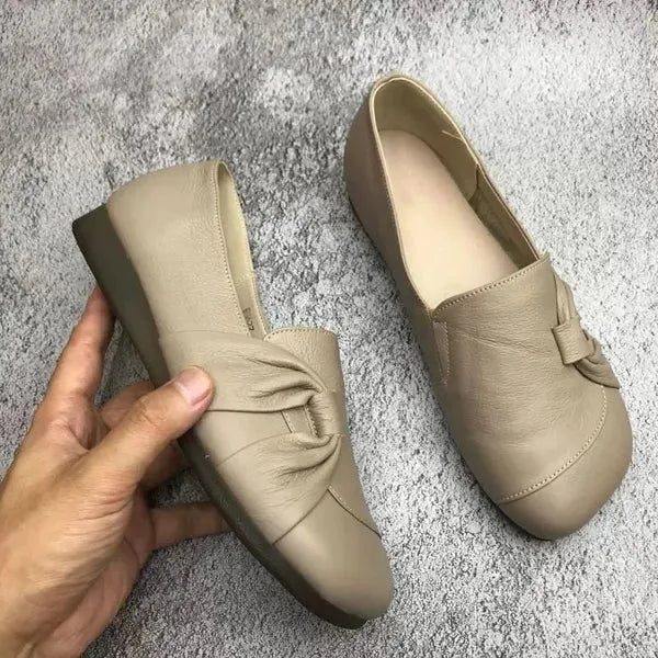 Campbell | Women's Orthopedic Ballet Flats - Color:Beige;Size:35
