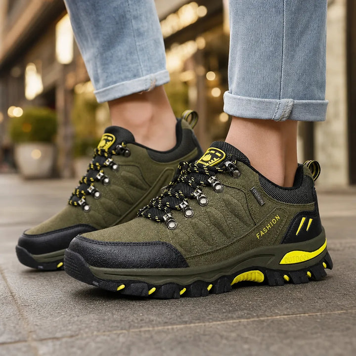 Women's Green Carrington Waterproof Hiking Sneakers