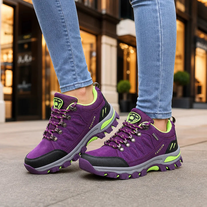 Carrington Waterproof Hiking Sneakers - Color:Purple;Size:35