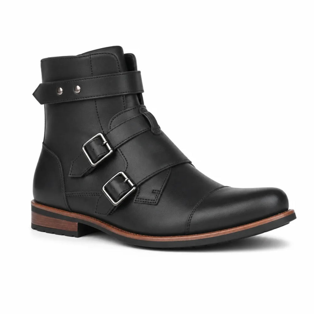 Men's Carver Buckle Cowboy Boots