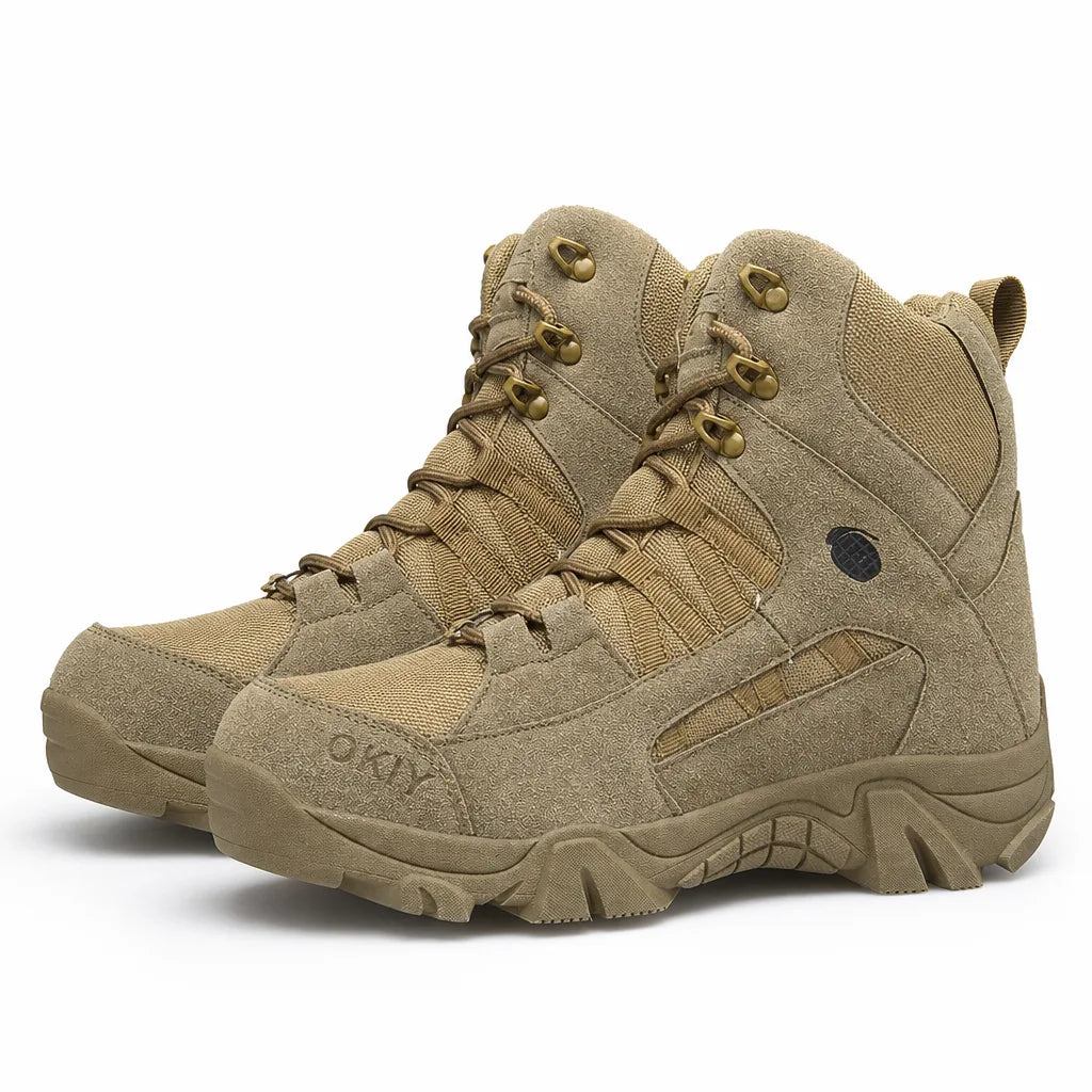 Men's Brown Wembley High Top Hiking Boots