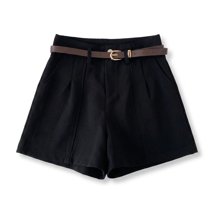 Celine  Wide-Leg Shorts - Color:Black;Size:XS