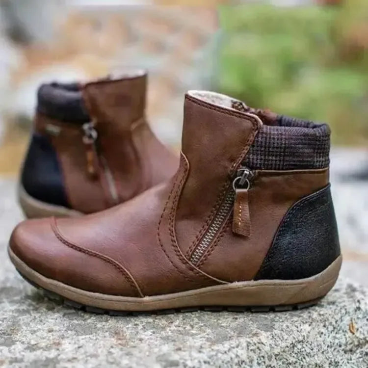 Cheyenne | Women's Orthopedic Boots  - Color:Brown;Size:36