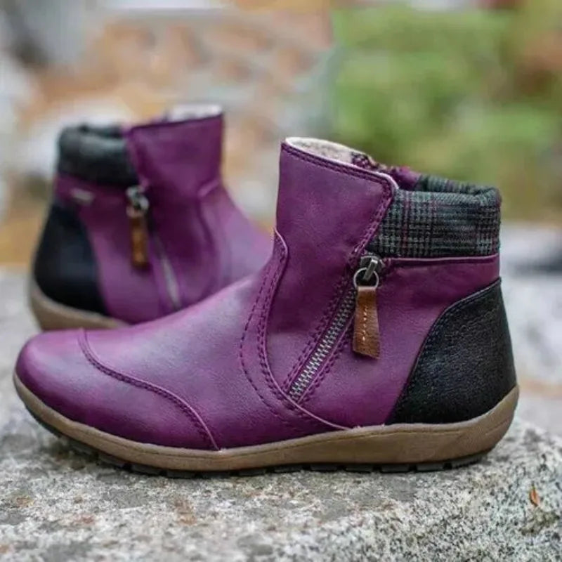 Cheyenne | Women's Orthopedic Boots  - Color:Purple;Size:36