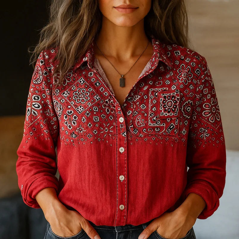 Clara | Women's Floral Cardigan Blouse - Size:XS;Color:Variant 2