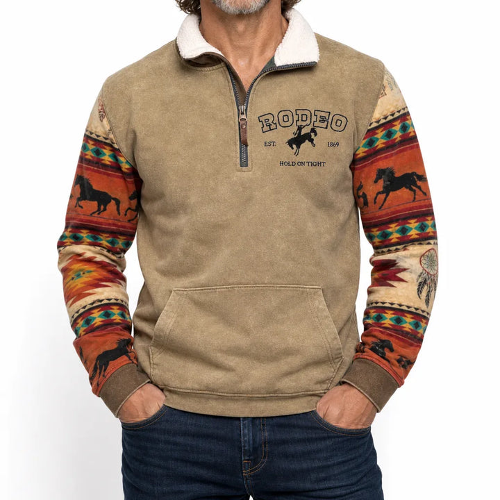 Colton | Men's Fall Western Barn Jacket - Color:Brown;Size:XS