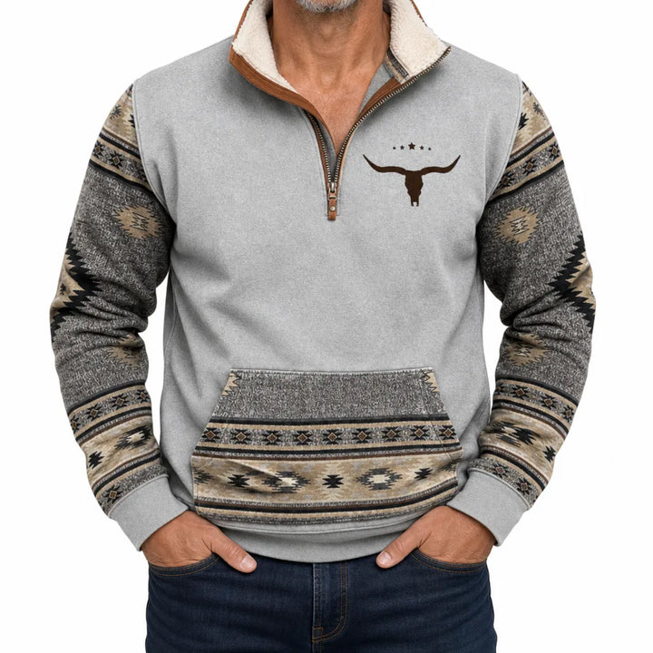 Colton | Men's Fall Western Barn Jacket - Color:Gray;Size:XS