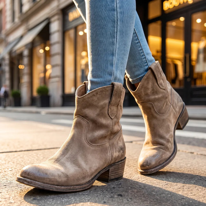 Cordelia | Western Cowboy Boots - Color:Brown;Size:35