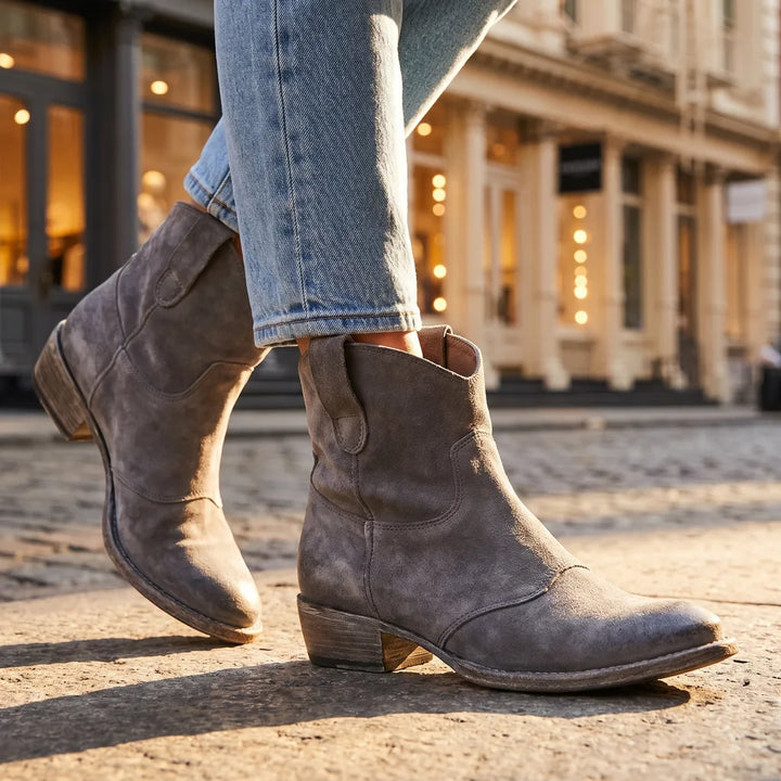 Cordelia | Western Cowboy Boots - Color:Gray;Size:35