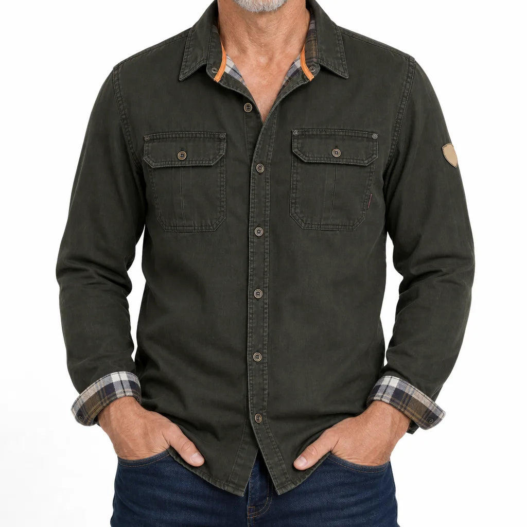 Cormac | Stylish Light Windbreaker Jacket - Color:Gray;Size:S