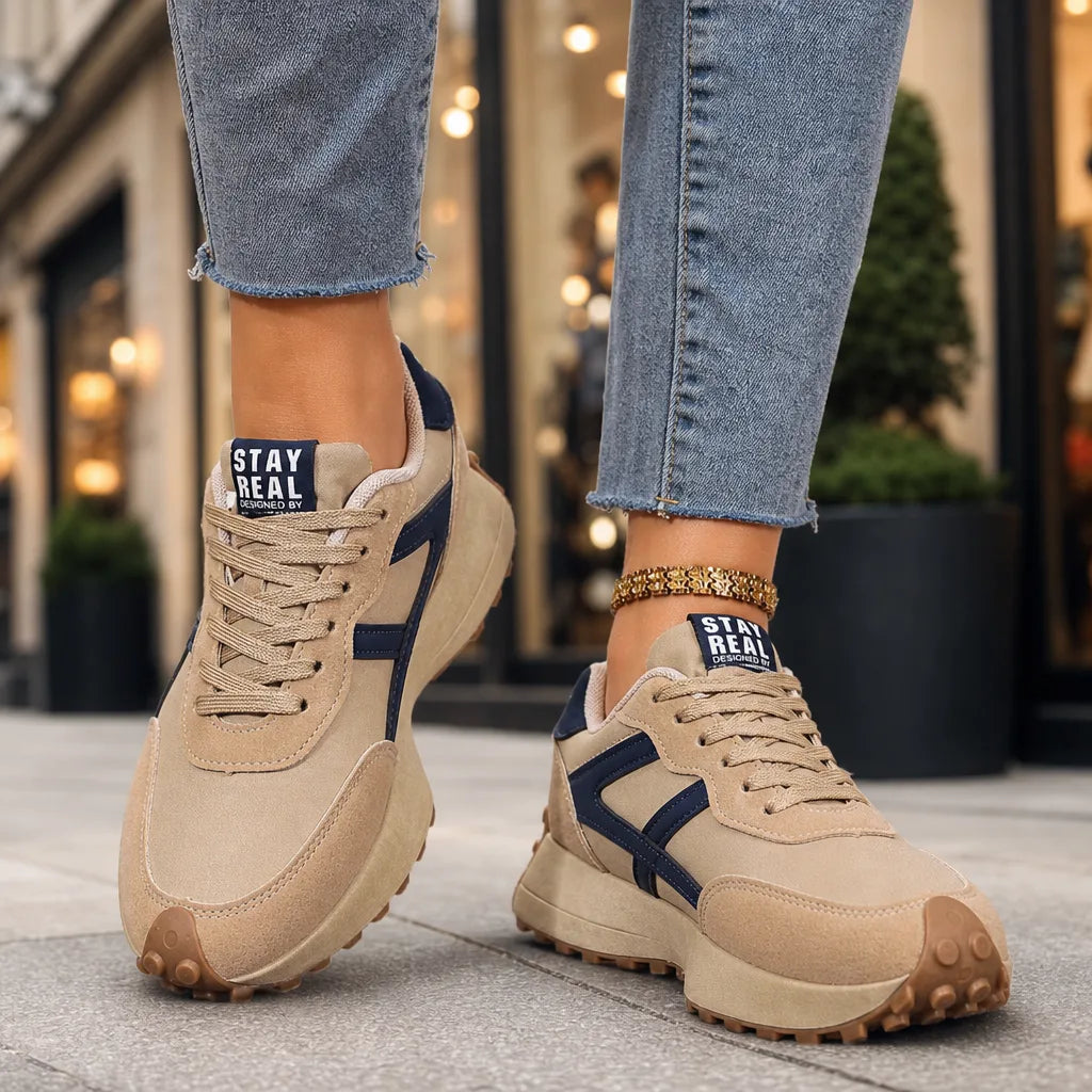 Cosima Retro Runner - Color:Beige;Size:36