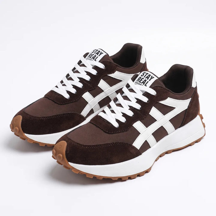 Women's Brown Corbin Lightweight Mesh Sneakers