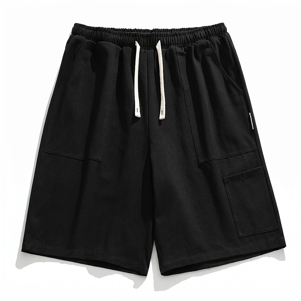 Daniel Cotton Cargo Shorts - Color:Black;Size:S