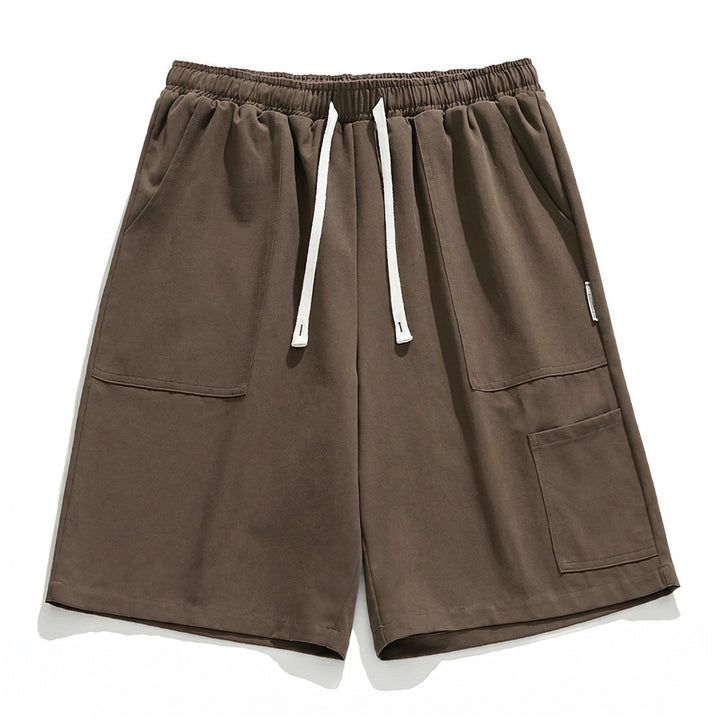 Daniel Cotton Cargo Shorts - Color:Brown;Size:S