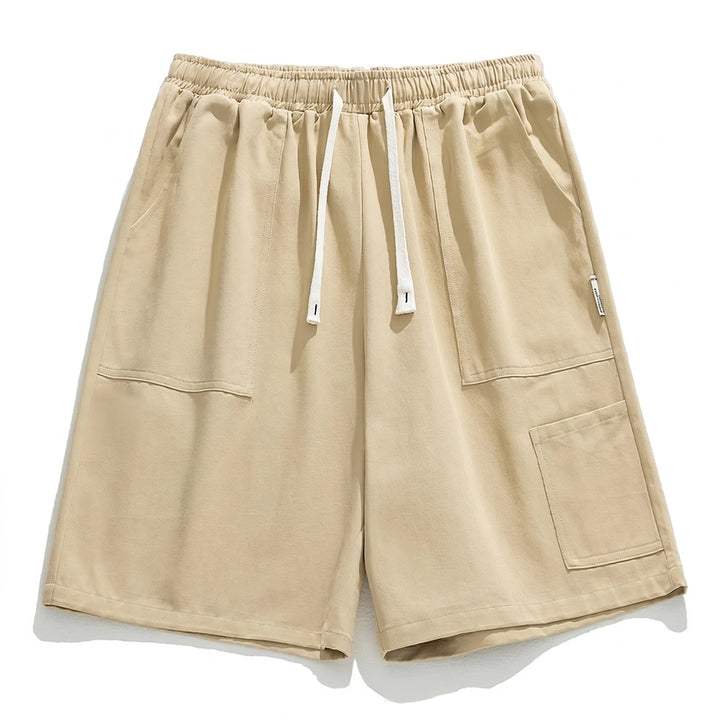 Daniel Cotton Cargo Shorts - Color:Khaki;Size:S