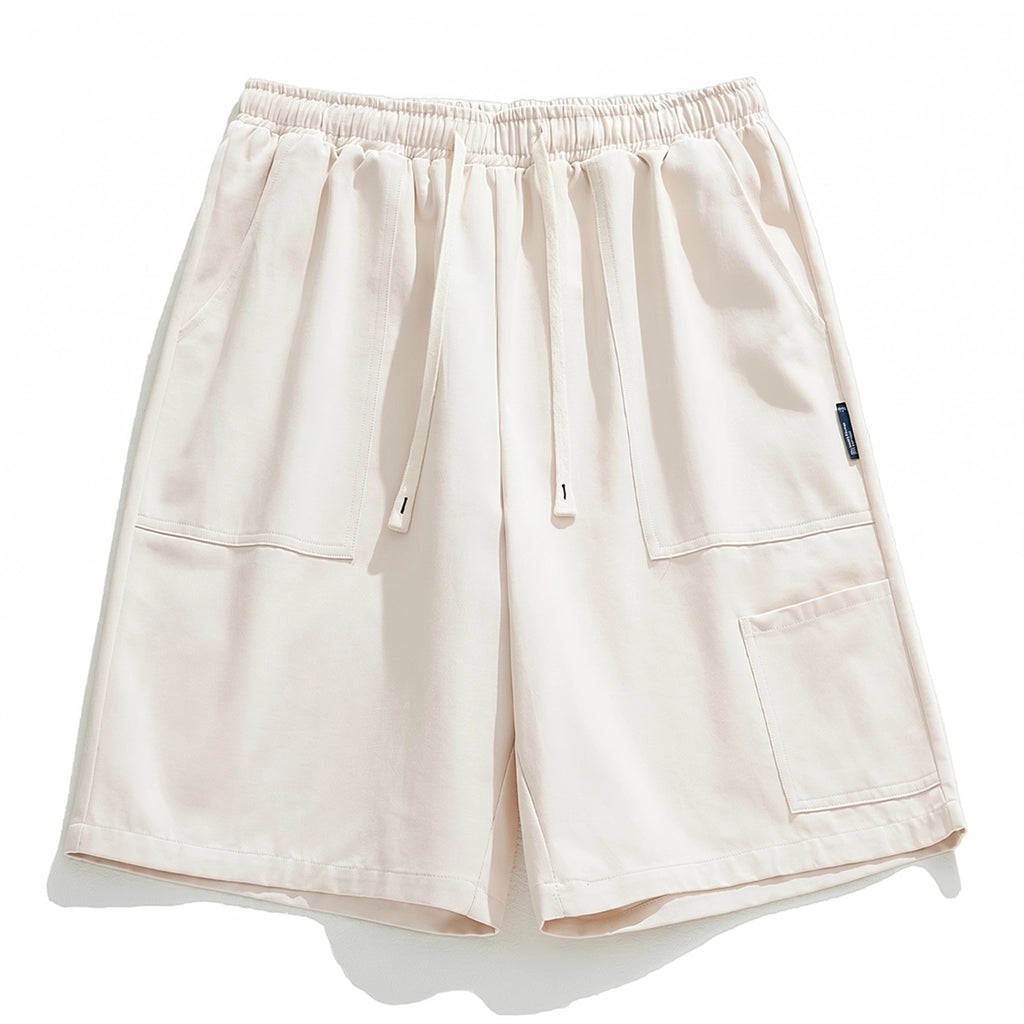 Daniel Cotton Cargo Shorts - Color:Off-white;Size:S