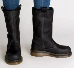 Daniela | Women's Warm-Lined Winter Boots - Color:Black;Size:35