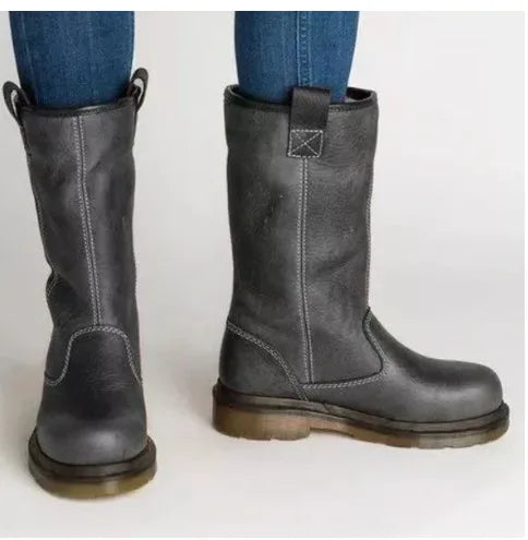 Daniela | Women's Warm-Lined Winter Boots - Color:Grey;Size:35