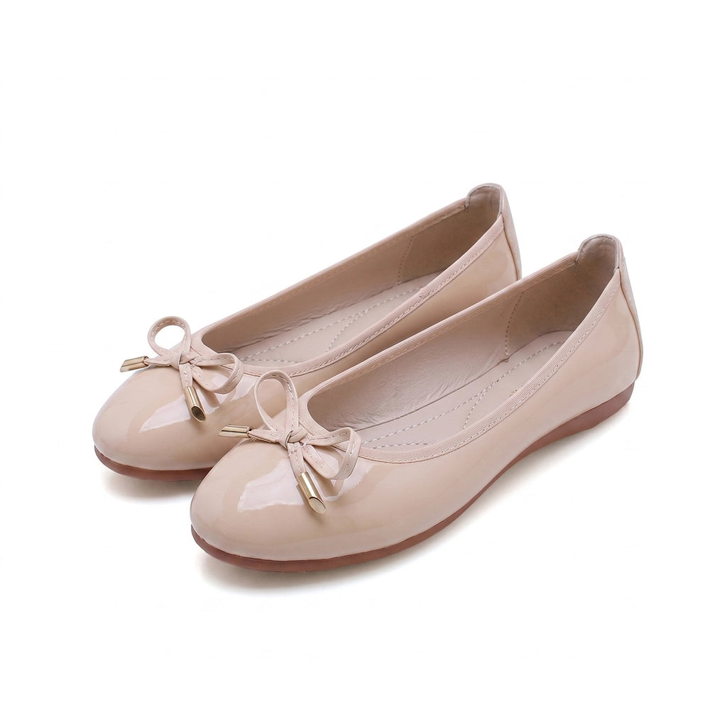 Daphne Ballet Flats - Color:Apricot;Size:35