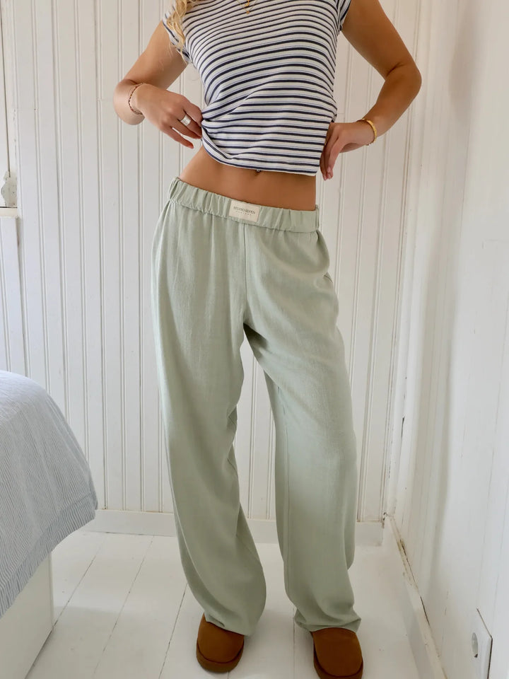 Darcey | Women's Lounge Sweatpants - Color:Green;Size:XXS