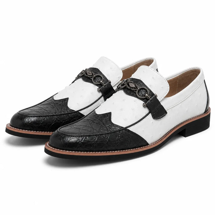 Davidson Italian Loafers - Color:White;Size:38