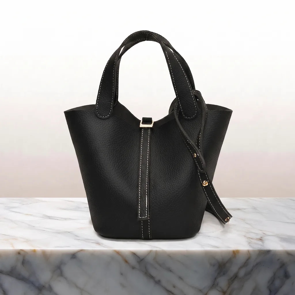 Delaney Top Handle Bag - Color:Black