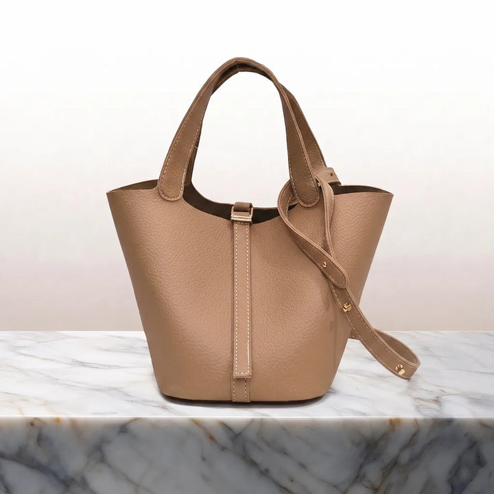 Delaney Top Handle Bag - Color:Khaki