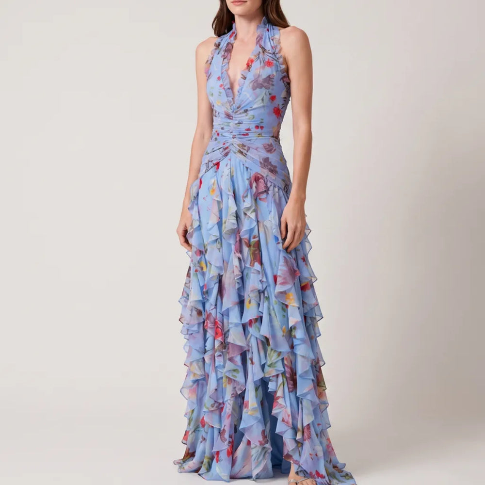 Women's Delores Ruffle Maxi Dress