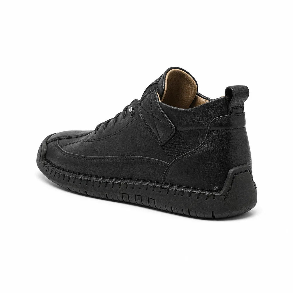 Men's Black Eastman Stitched Work Boots