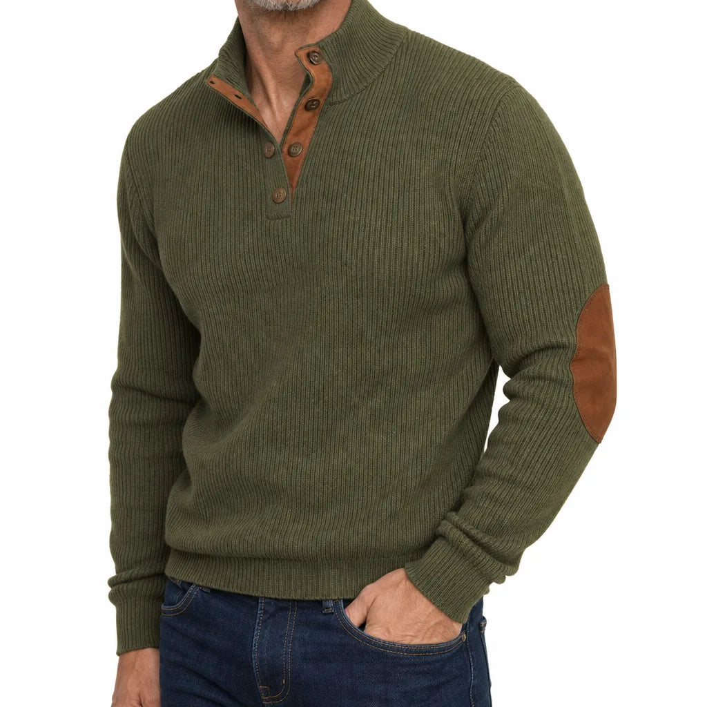 Men's Green Beatrice Corduroy Popover Shirt