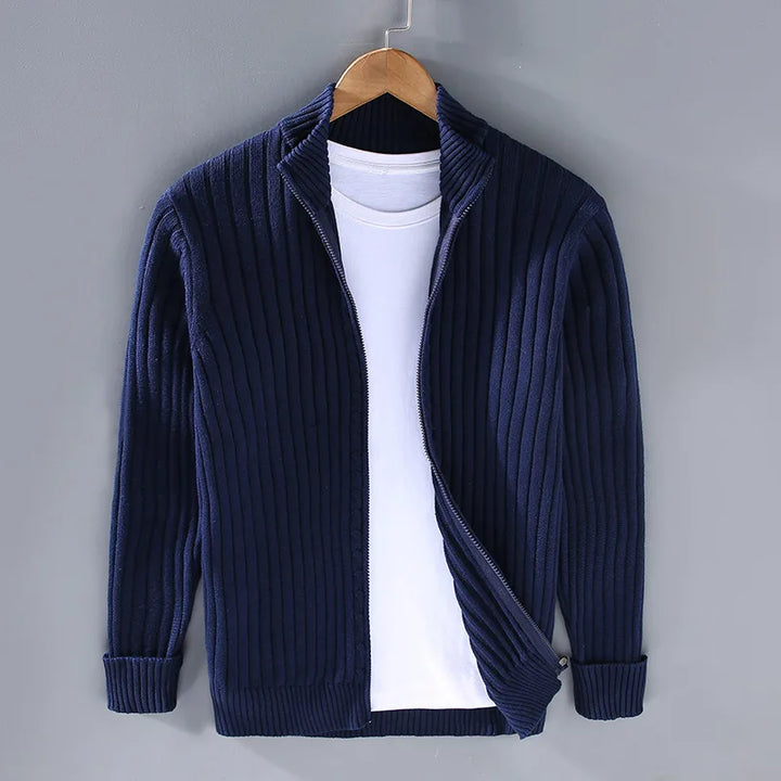 Dexter | Men's Cardigan - Color:Blue;Size:S
