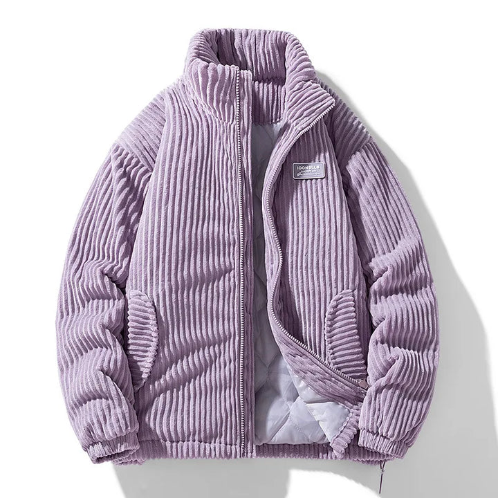 Douglas Corduroy Padded Jacket - Purple