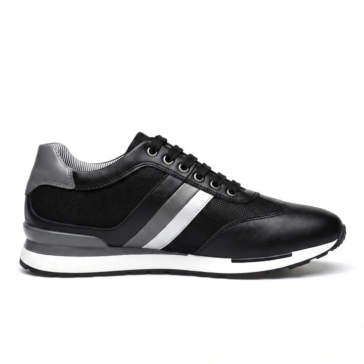 Men's Black Duncan Hidden Lift Sneakers