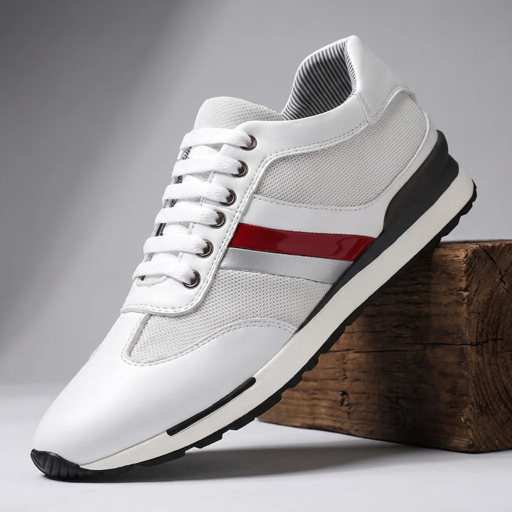Duncan Leather Sneakers - Color:White;Size:38
