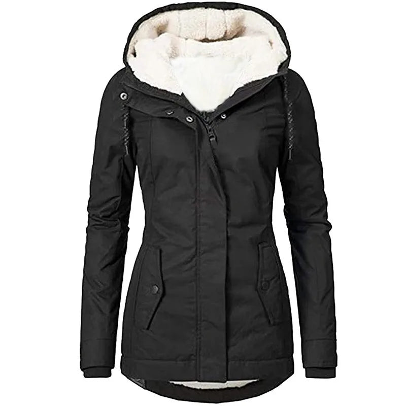 Eden | Women's Winter Coat - Color:Black;Size:XS